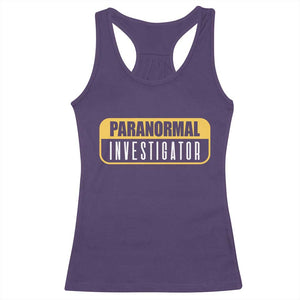 Paranormal Investigator Ghost Hunting Racerback Tank Top EVP Halloween Ghost Researchers TS11 Purple Print Your Wear