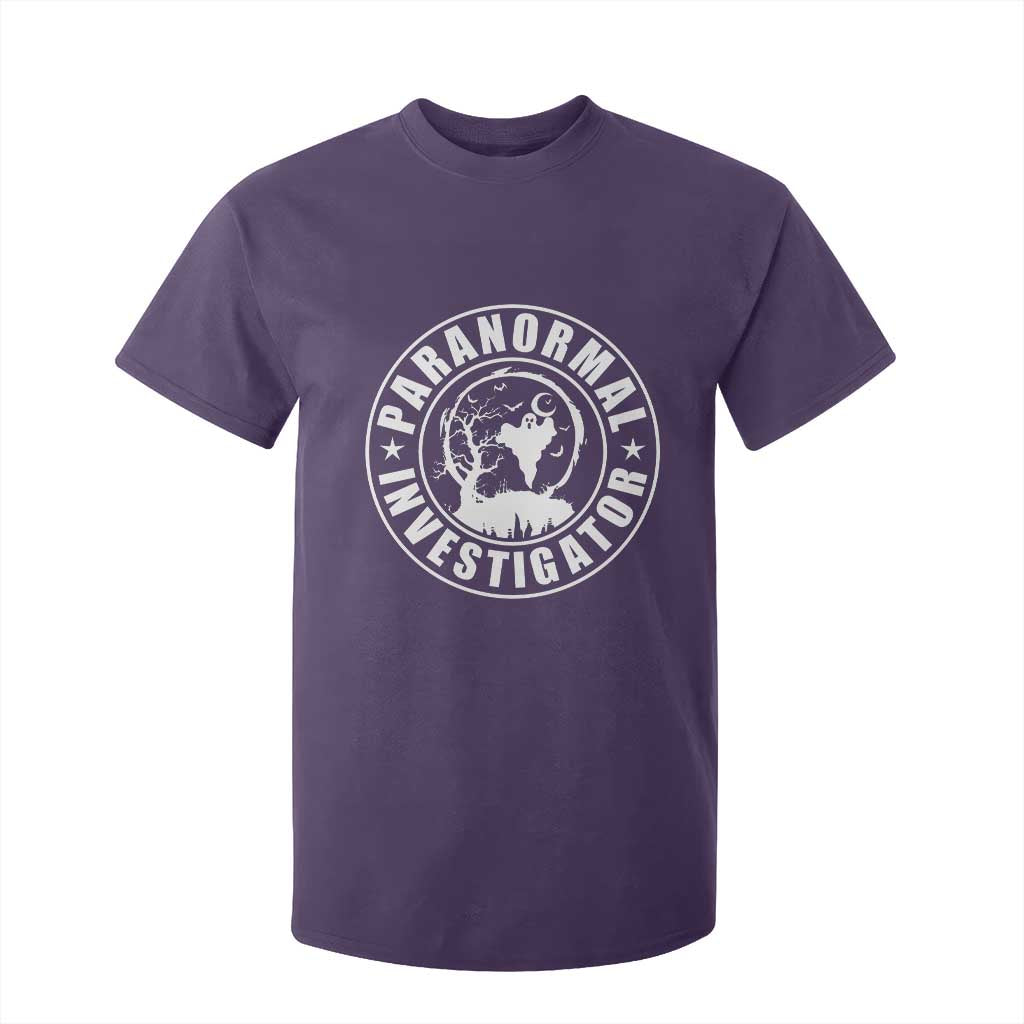 Paranormal Investigator Ghost Hunting T Shirt For Kid EVP Halloween TS11 Purple Print Your Wear