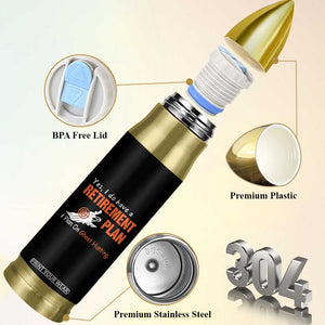 Ghost Hunting Bullet Tumbler Yes I Do Have A Retirement Plan TS11 Print Your Wear