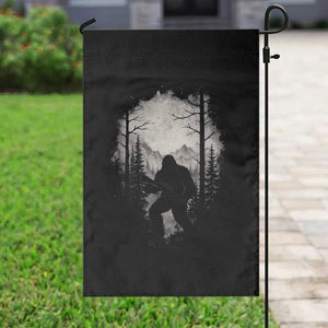 Funny Bigfoot Hunting Garden Flag Sasquatch Wildlife Hunter Forest TS11 Print Your Wear