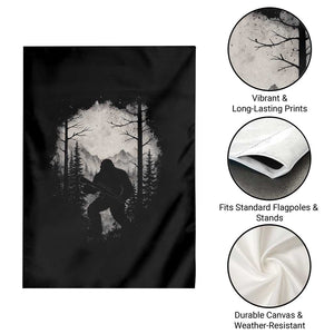 Funny Bigfoot Hunting Garden Flag Sasquatch Wildlife Hunter Forest TS11 Print Your Wear