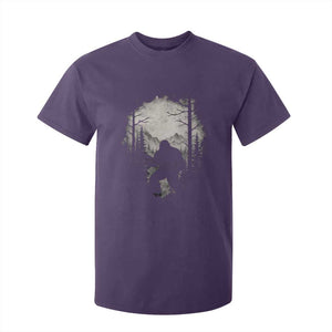 Funny Bigfoot Hunting T Shirt For Kid Sasquatch Wildlife Hunter Forest TS11 Purple Print Your Wear