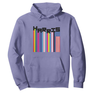 Kamala Supporter 2024 Hoodie Harris Unity American Rainbow LGBT Flag TS11 Violet Print Your Wear