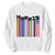 Kamala Supporter 2024 Sweatshirt Harris Unity American Rainbow LGBT Flag TS11 White Print Your Wear