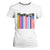 Kamala Supporter 2024 T Shirt For Women Harris Unity American Rainbow LGBT Flag TS11 White Print Your Wear