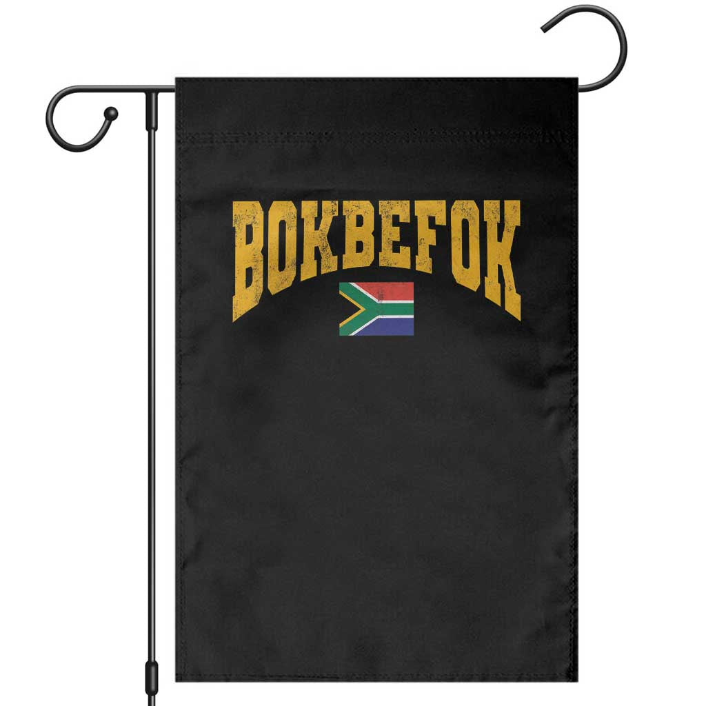 Bokbefok South Africa Sports Throwback Garden Flag Vintage South African Flag