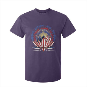 Harris Supporter T Shirt For Kid Lotus Kamala Kindness Diversity Hope Tolerance TS11 Purple Print Your Wear