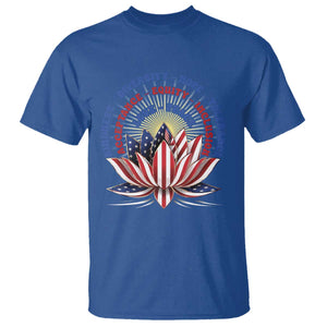 Harris Supporter T Shirt Lotus Kamala Kindness Diversity Hope Tolerance TS11 Royal Blue Print Your Wear