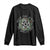 Keep The Yule In Yuletide Long Sleeve Shirt Yule Christmas Wreath TS11 Black Print Your Wear