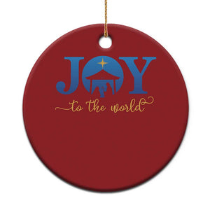 Joy To The World Christmas Ornament Christian Christmas Nativity Scene Star Of Bethlehem TS11 Print Your Wear