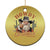 Funny Western Xmas Christmas Ornament Howdy Christmas Retro Cowboy Santa Country TS11 Print Your Wear