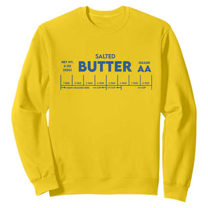 Smooth Salted Butter Funny Baker Halloween Simple Costume Sweatshirt