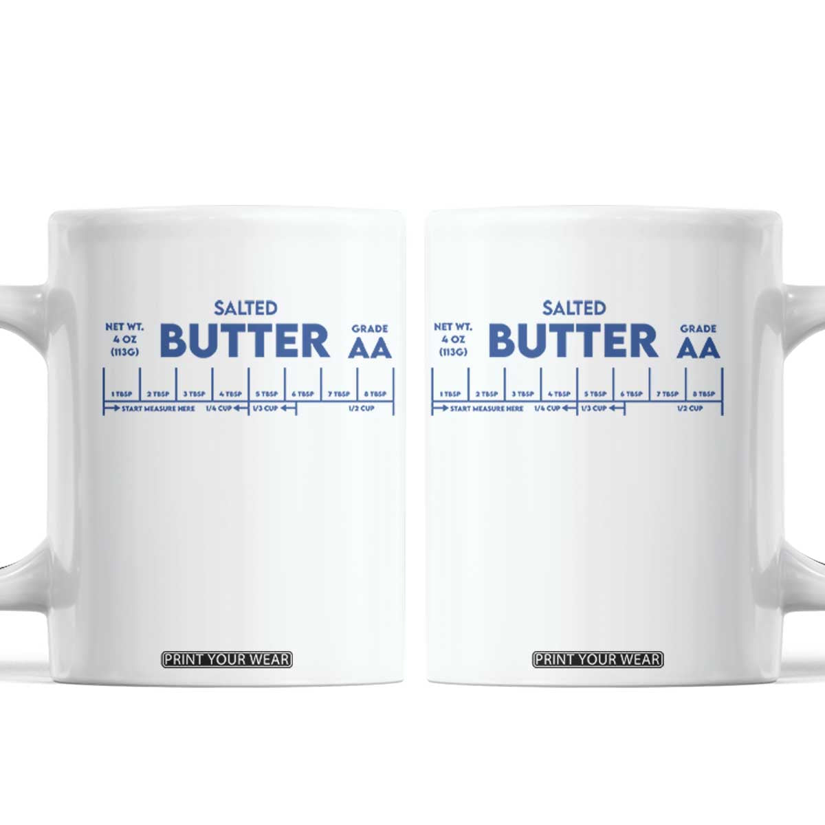 Smooth Salted Butter Funny Baker Halloween Simple Costume Coffee Mug