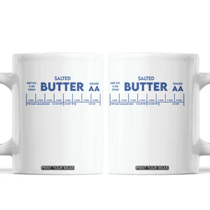 Smooth Salted Butter Funny Baker Halloween Simple Costume Coffee Mug