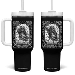 Frau Perchta Christmas Witch Tumbler With Handle Gothic Horror Folklore Alpine Pagan Xmas Holiday