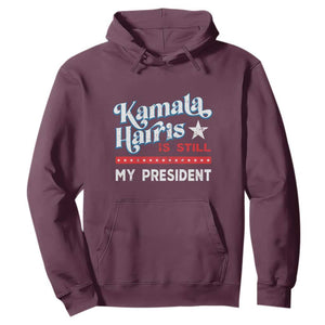 Harris Is Still My President Hoodie Vintage Star TS11 Maroon Print Your Wear