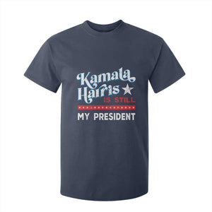 Harris Is Still My President T Shirt For Kid Vintage Star TS11 Navy Print Your Wear