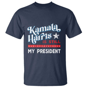 Harris Is Still My President T Shirt Vintage Star TS11 Navy Print Your Wear