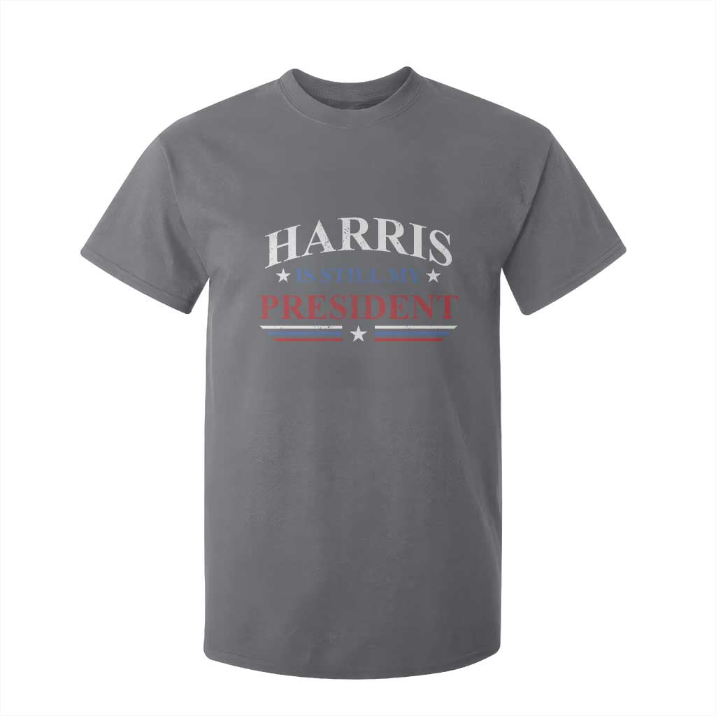 Harris Is Still My President T Shirt For Kid Star Striped TS11 Charcoal Print Your Wear