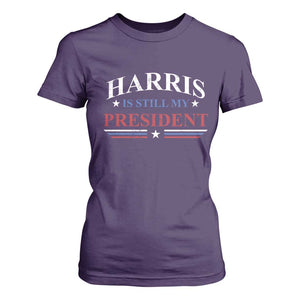 Harris Is Still My President T Shirt For Women Star Striped TS11 Purple Print Your Wear