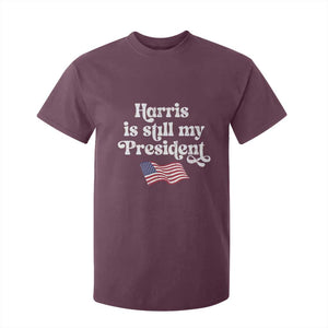 Harris Is Still My President T Shirt For Kid Vintage American Flag TS11 Maroon Print Your Wear