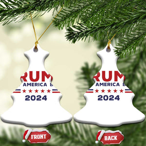 Trump Take America Back 2024 Star Christmas Ornament TS11 Christmas Tree White Print Your Wear