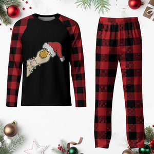 Funny Christmas Silly Goose Festive Holiday Plaid Pajama Set TS11 Buffalo Plaid Print Your Wear