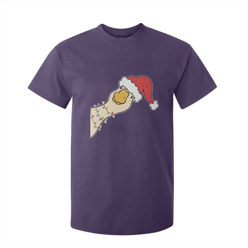 Funny Christmas Silly Goose Festive Holiday T Shirt For Kid TS11 Purple Print Your Wear
