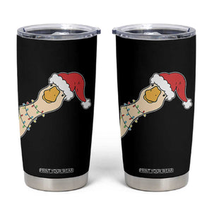 Funny Christmas Silly Goose Festive Holiday Tumbler Cup TS11 Black Print Your Wear