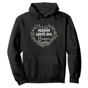 Holiday Lights And Human Rights Christmas Activism Hoodie TS11 Black Print Your Wear