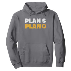 Bitcoin Plan B HODL Hoodie BTC Crypto Currency Traders Blockchain TS11 Charcoal Print Your Wear