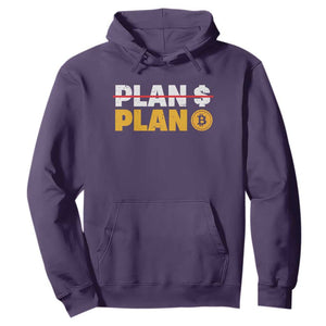 Bitcoin Plan B HODL Hoodie BTC Crypto Currency Traders Blockchain TS11 Purple Print Your Wear