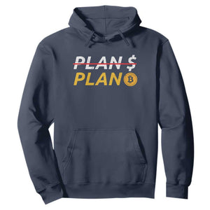 Bitcoin Plan B HODL Hoodie BTC Crypto Currency Traders TS11 Navy Print Your Wear