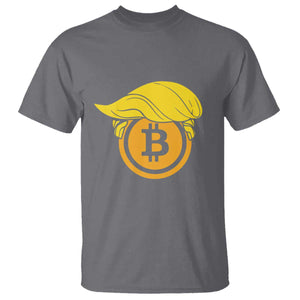 Funny Trump Bitcoin BTC Crypto Cryptocurrency Trader T Shirt TS11 Charcoal Print Your Wear