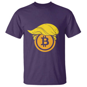 Funny Trump Bitcoin BTC Crypto Cryptocurrency Trader T Shirt TS11 Purple Print Your Wear