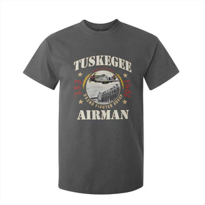 Tuskegee Airman T Shirt For Kid Heroes Of Freedom 332ND Fighter Group Est 1941 TS11 Dark Heather Print Your Wear