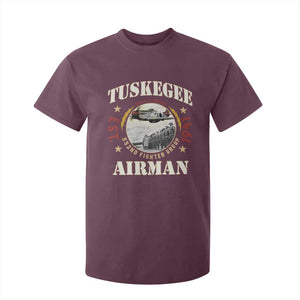 Tuskegee Airman T Shirt For Kid Heroes Of Freedom 332ND Fighter Group Est 1941 TS11 Maroon Print Your Wear