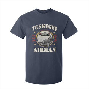 Tuskegee Airman T Shirt For Kid Heroes Of Freedom 332ND Fighter Group Est 1941 TS11 Navy Print Your Wear