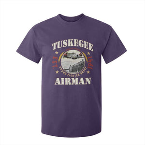 Tuskegee Airman T Shirt For Kid Heroes Of Freedom 332ND Fighter Group Est 1941 TS11 Purple Print Your Wear