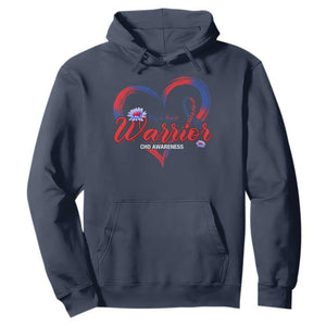 I'm A Heart Warrior Hoodie Congenital Heart Disease CHD Awareness TS11 Navy Print Your Wear