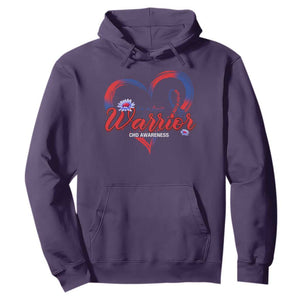 I'm A Heart Warrior Hoodie Congenital Heart Disease CHD Awareness TS11 Purple Print Your Wear