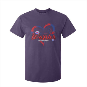 I'm A Heart Warrior T Shirt For Kid Congenital Heart Disease CHD Awareness TS11 Purple Print Your Wear