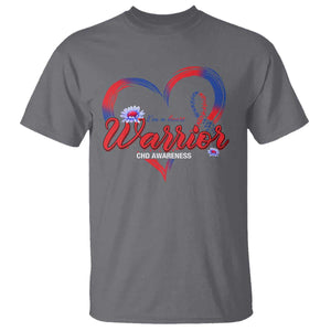 I'm A Heart Warrior T Shirt Congenital Heart Disease CHD Awareness TS11 Charcoal Print Your Wear