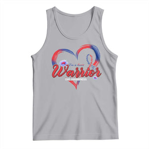 I'm A Heart Warrior Tank Top Congenital Heart Disease CHD Awareness TS11 Athletic Heather Print Your Wear