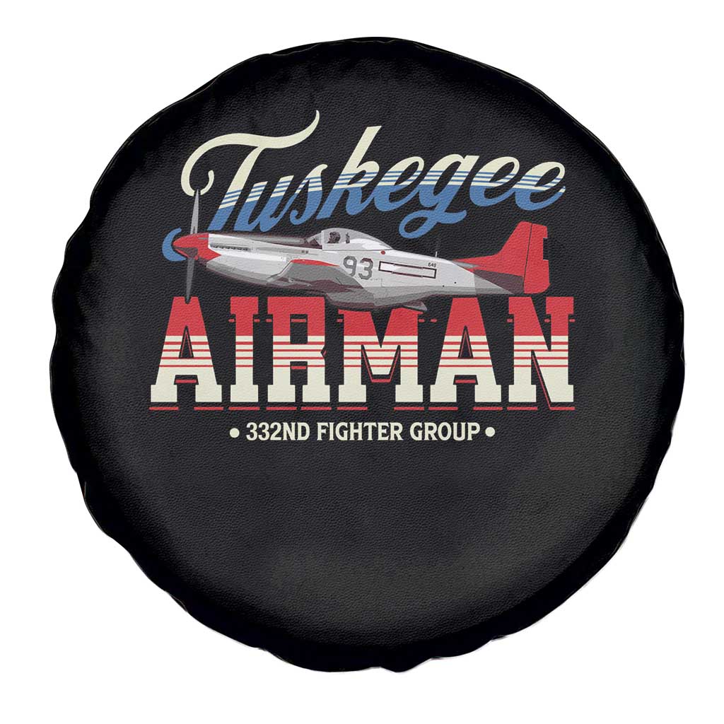 Tuskegee Airman Spare Tire Cover 332ND Fighter Group Airplane TS11 Print Your Wear
