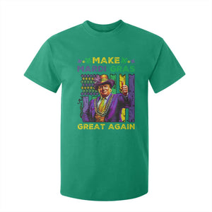 Funny Trump Make Mardi Gras Great Again T Shirt For Kid Vintage American Flag Fleur De Lis TS11 Irish Green Print Your Wear