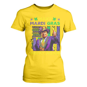 Funny Trump Make Mardi Gras Great Again T Shirt For Women Vintage American Flag Fleur De Lis TS11 Daisy Print Your Wear