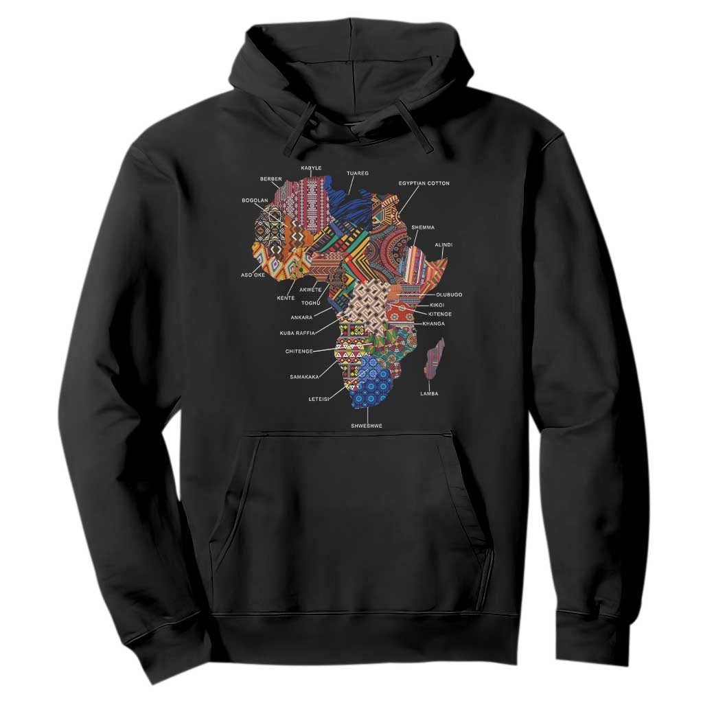 African Culture Black Fabrics Hoodie African American Heritage TS11 Black Print Your Wear