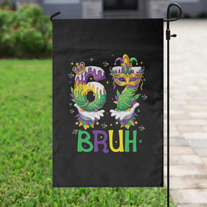 Funny 67 Mardi Gras Bruh Garden Flag Six Seven Meme Fleur De Lis Hand Gesture TS11 Print Your Wear