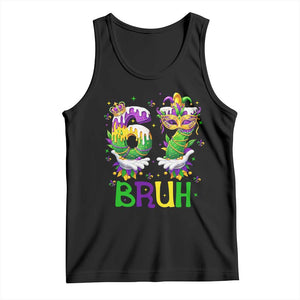 Funny 67 Mardi Gras Bruh Tank Top Six Seven Meme Fleur De Lis Hand Gesture TS11 Black Print Your Wear